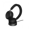Jabara Evolve2 75 link380c MS Stereo Black Headset with Charging Stand
