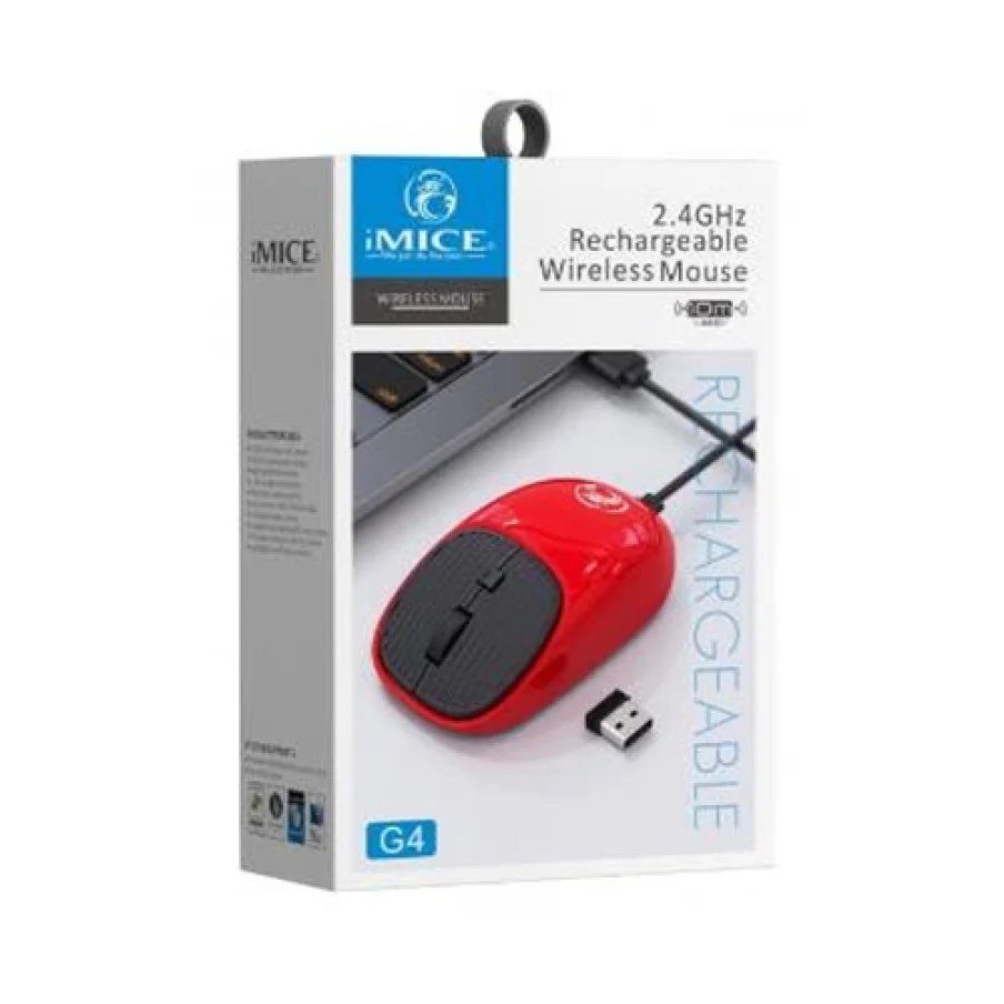 iMICE i6 1600 DPI 2.4GHz & Bluetooth Dual Wireless Gaming Mouse image 2