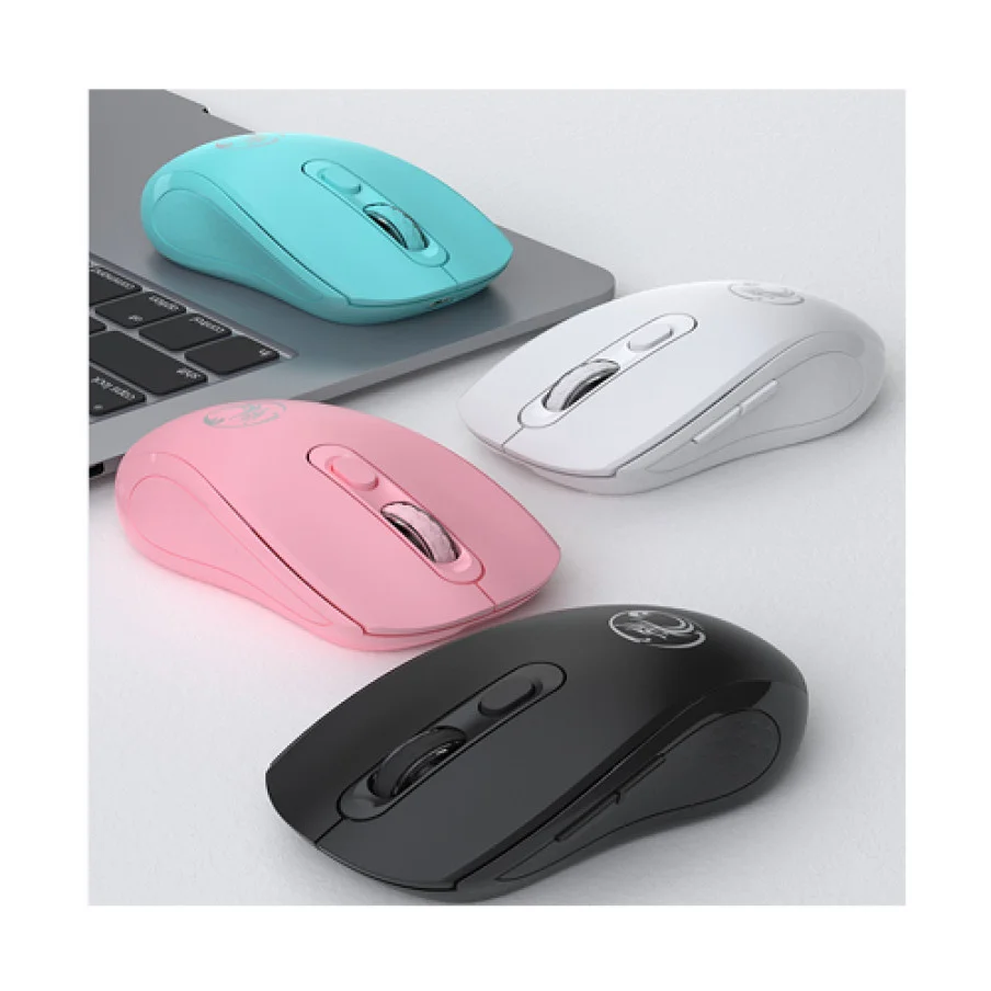 iMICE W-718 1600 DPI Rechargeable 2.4GHz Bluetooth Dual Wireless Gaming Mouse image 2