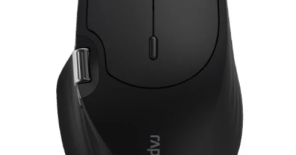 Mouse Senza Fili Rapoo MT560 - Ergonomic, 4000 DPI, Batteria Ricaricabile, Per PC E Mac | Design Comodo E Preciso