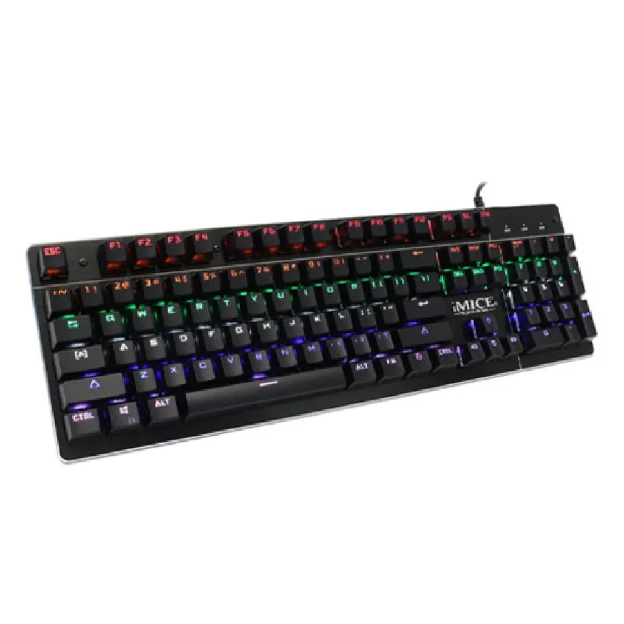 iMICE MK-X80 RGB Backlit Blue Switch Mechanical Gaming Keyboard image 2