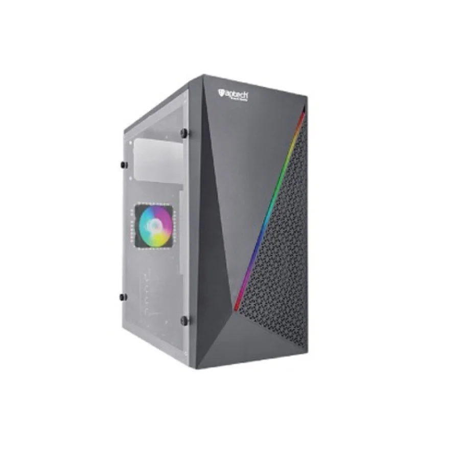 Aptech T39 mATX Office Casing with Left Tempered Glass, Without Fan