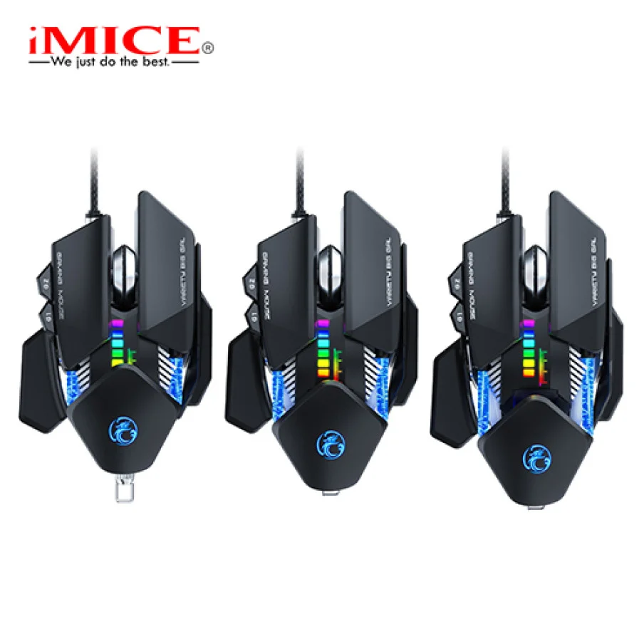 iMICE T-93 Programmable Metal RGB Gaming Mouse image 3