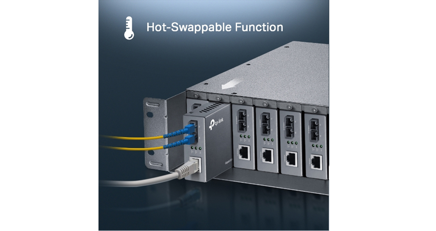 TP-LINK MC1400 – Modulares Rack-Gehäuse, 14 Steckplätze, 2U, Für Professionelle Netzwerk-Installationen